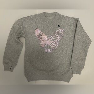 NWT ABERCROMBIE KIDS LEGGING-FRIENDLY WICKED GRAPHIC CREW SWEATSHIRT - SIZE 9/10